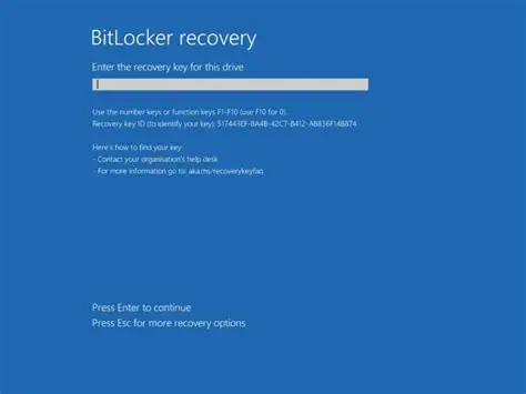 Why Is My Computer Asking for a BitLocker Key? (Common Causes and Solutions)